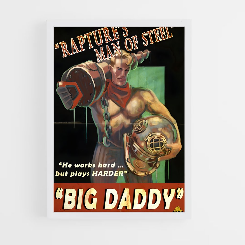 Poster Big Daddy – affiche Bioshock (vue 3)